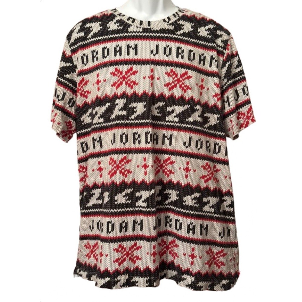 Air Jordan Men's Shirt Size Large Standard Fit Shirt Crochet Look‎